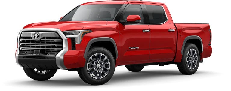 2022 Toyota Tundra Limited in Supersonic Red | Four Stars Toyota in Altus OK