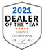 2021 Dealer of the Year | Four Stars Toyota in Altus OK