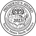 2023 President's Award | Four Stars Toyota in Altus OK
